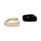 Bague 52 Bagues or jaune et bois. 58 Facettes 32802