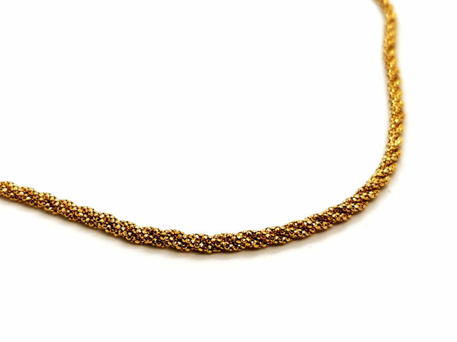 Collier Collier Maille torsadée Or jaune 58 Facettes 1089694CD