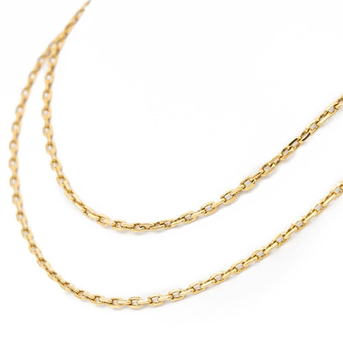 Collier Collier Maille forçat Or jaune 58 Facettes 1933826CN