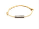 Bracelet Bracelet Cordon Or blanc Diamant 58 Facettes 578872RV