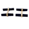 Boutons de manchette Boutons de manchette Cartier en or jaune, acier, onyx et aventurine. 58 Facettes 32495
