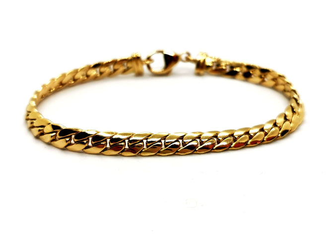 Bracelet Bracelet Maille anglaise Or jaune 58 Facettes 1089690CD