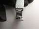 Montre vintage montre EBEL carre en or blanc 18k et diamants 0.4ct mecanique 58 Facettes 250142