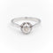 Bague 52 Bague Solitaire Or blanc Diamant 58 Facettes 1931427CN