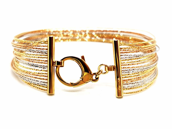 Bracelet Bracelet 3 ors Or rose 58 Facettes 1523522CN