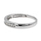Bague 54 Bague Demi alliance Or blanc Diamant 58 Facettes 2718333CN