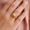 Bague Bague ajourée en or jaune et diamant 58 Facettes 14895