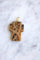 Pendentif Pendentif croix Art Nouveau en or et corne 58 Facettes