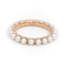 Bague 54 Ginette NY Bague Alliance Maria Or rose Perle 58 Facettes 2393884CN