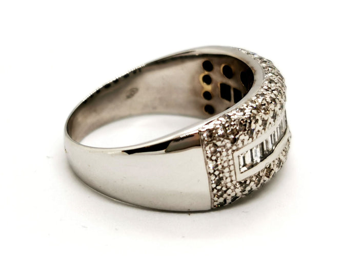 Bague 70 Bague Or blanc Diamant 58 Facettes 1132902CD