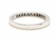 Bague 53 Bague Demie alliance Or blanc Diamant 58 Facettes 578766RV
