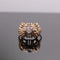 Bague Bague vintage diamants sur or jaune dans le style Dôme ou Tank 58 Facettes