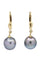 Boucles d'oreilles DORMEUSES PERLES DE TAHITI 58 Facettes 053231