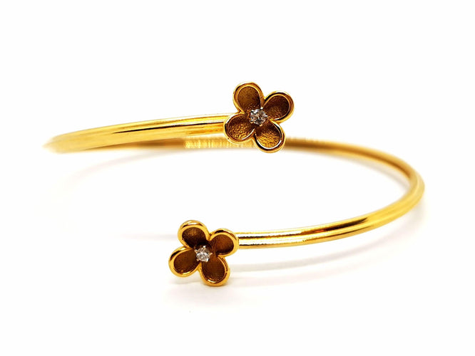 Bracelet Bracelet Jonc Or jaune Diamant 58 Facettes 1588904CN