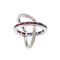 Bague 55 Bague Art Déco avec saphirs, rubis et diamants 58 Facettes 28944