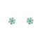Boucles d'oreilles Puces d'oreilles émeraudes diamants 58 Facettes 21-513