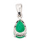Pendentif Pendentif Or blanc Emeraude 58 Facettes 2594209CD