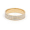 Bague 57 Bague Alliance Or jaune 58 Facettes 1719197CN