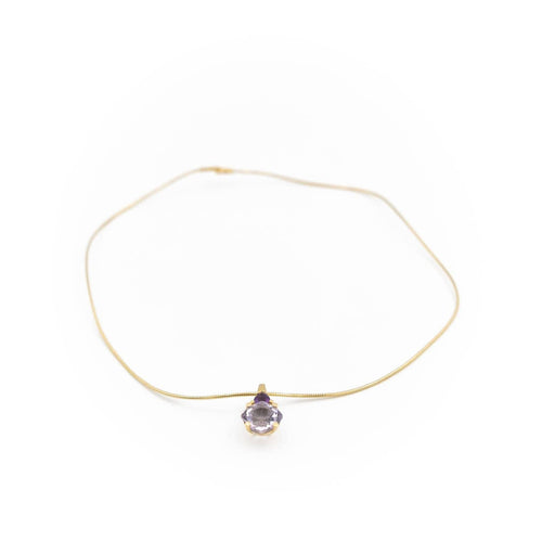 Collier Collier Pendentif Or jaune Améthyste 58 Facettes 1931139CN