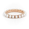 Bague 55 Ginette NY Bague Alliance Maria Or rose Perle 58 Facettes 2393894CN