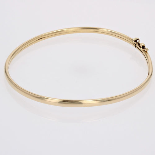 Bracelet Bracelet jonc ovale or jaune 58 Facettes CVBR37