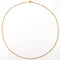 Collier Chaine en or jaune maille forçat limée 58 Facettes 13-173