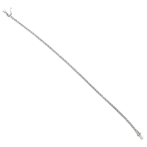 Bracelet Ligne tennis or blanc diamants. 58 Facettes 31523