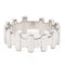 Bague 64 Zolotas Bague Alliance Or blanc 58 Facettes 2057825CN