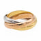Bague 55 Cartier Bague Trinity Or jaune 58 Facettes 2420315CN
