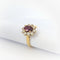 Bague Bague Marguerite or jaune diamants et rubis 58 Facettes 27558
