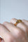Bague 53.5 Bague jonc pyramidale or et citrines 58 Facettes