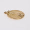 Pendentif Médaille Sainte Bernadette or jaune 58 Facettes CVP103