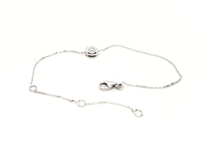 Bracelet Bracelet Or blanc Diamant 58 Facettes 579015RV