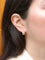 Boucles d'oreilles Dormeuses Art-Déco Or jaune et blanc 58 Facettes J269