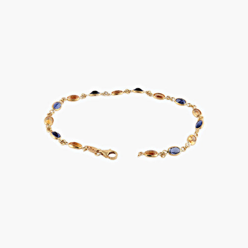 Bracelet Or Jaune / Topaze BRACELET "STONE" OR & PIERRES 58 Facettes BO/220015