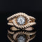 Bague 52 Bague vintage noeud godronné et diamant 58 Facettes 22-316