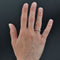 Bague 50 Alliance tresse ciselée or blanc 58 Facettes TRE2.0B