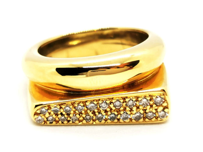 Bague 54 Bague Or jaune Diamant 58 Facettes 1643981CN