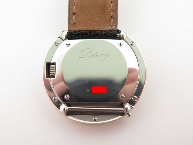 Montre montre POIRAY ma premiere ronde 30 mm en or jaune 18k & acier quartz 58 Facettes 253326