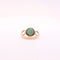 Bague Bague pierre verte Or jaune 58 Facettes