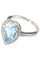 Bague BAGUE MODERNE TOPAZE, SAPHIRS ET DIAMANTS 58 Facettes 040291