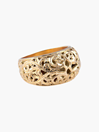 Bague Bague orientale or jaune 58 Facettes