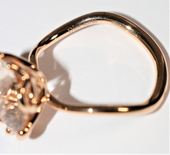 Bague DIOR bague « OUI » morganite sur or rose 58 Facettes 422
