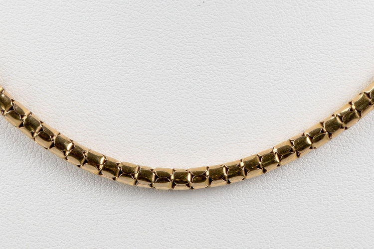 Collier Collier maille serpent en or massif 58 Facettes CLSERP111022-100