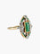 Bague 52.5 Bague Ancienne Emeraudes Diamants 58 Facettes