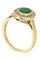 Bague 54 MARQUISE MODERNE ÉMERAUDE ET DIAMANTS 58 Facettes 054761