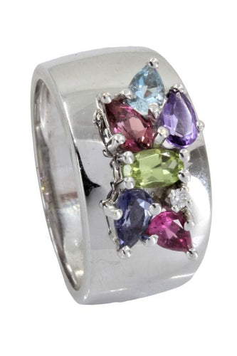 Bague 54 BAGUE TUTTI FRUTTI 58 Facettes 052221