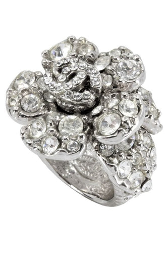 Bague BAGUE "CAMÉLIA" SIGNÉE CHANEL 58 Facettes 051741