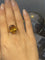 Bague Bague Or Jaune Centrée Citrine 58 Facettes