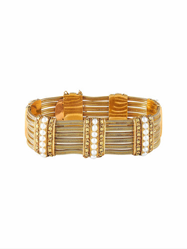 Bracelet Bracelet Or jaune Perles fines 58 Facettes